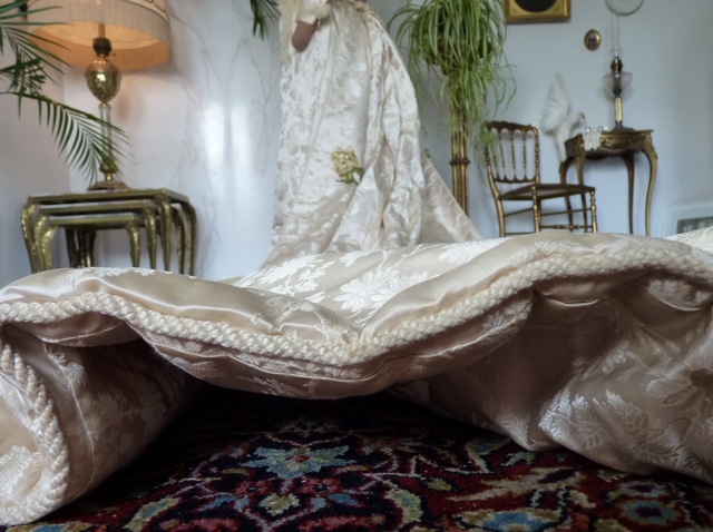 35 antikes Hochzeitskleid 1895