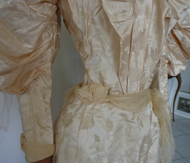 4a antikes Hochzeitskleid 1895