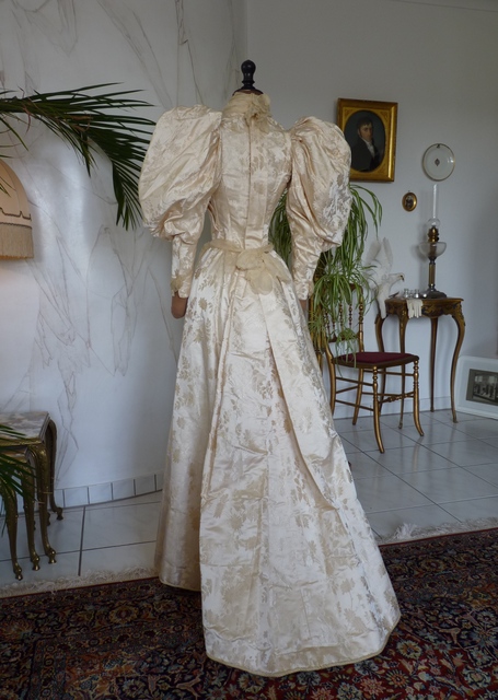 50 antique bridal gown 1895