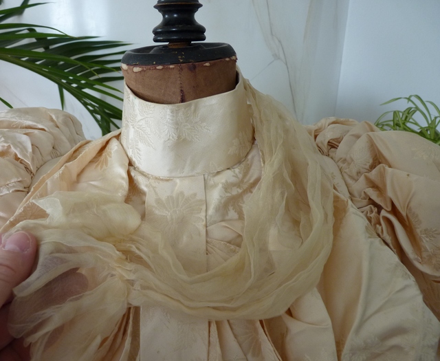 56 antique bridal gown 1895