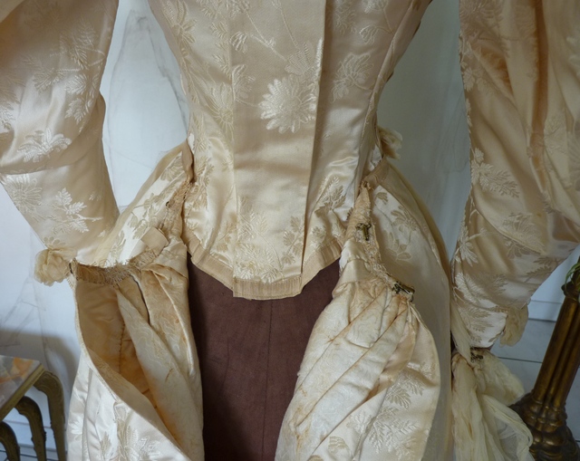 57 antique bridal gown 1895