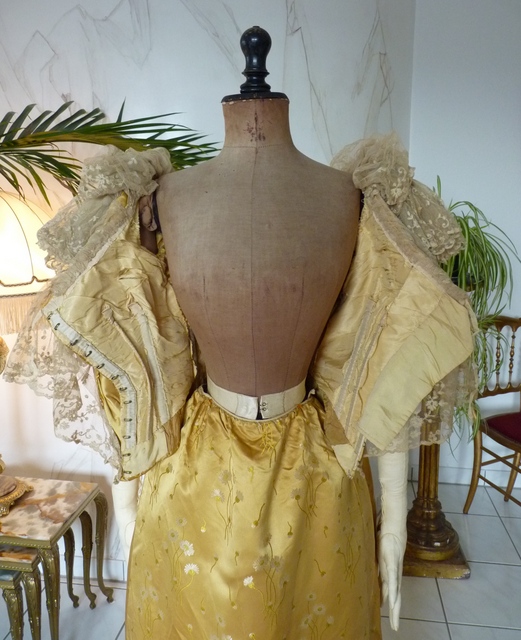 100 antique ball gown 1895