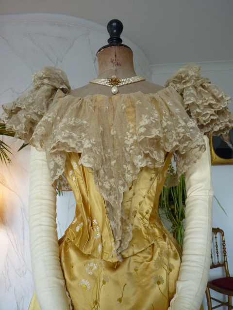 15 antique ball gown 1895