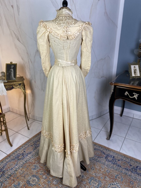 10 antique child bride wedding dress 1890s