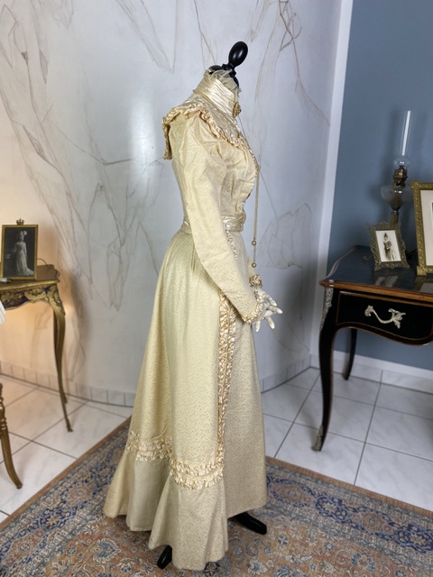 14 antique child bride wedding dress 1890s