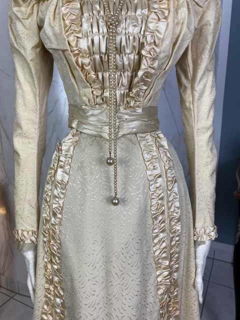 19 antique child bride wedding dress 1890s