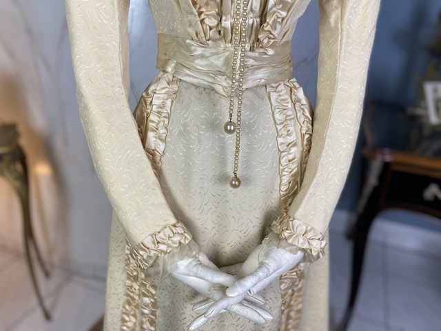 5 antique child bride wedding dress 1890s