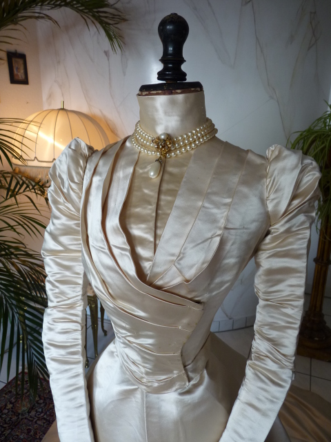 3 antique ROUFF Wedding Dress 1896
