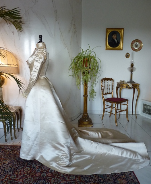 9 antique ROUFF Wedding Dress 1896