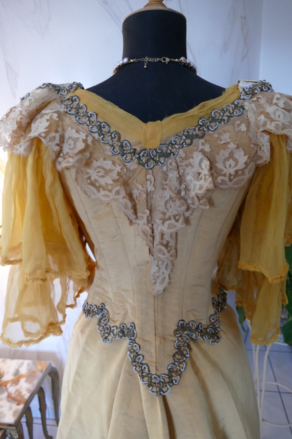 38 antique evening dress Elisabeth Schwarzkopf 1897