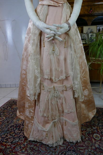 13 antique ball gown Biarritz 1898