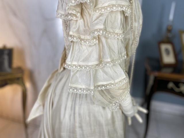 19a antique lingerie dress 1898