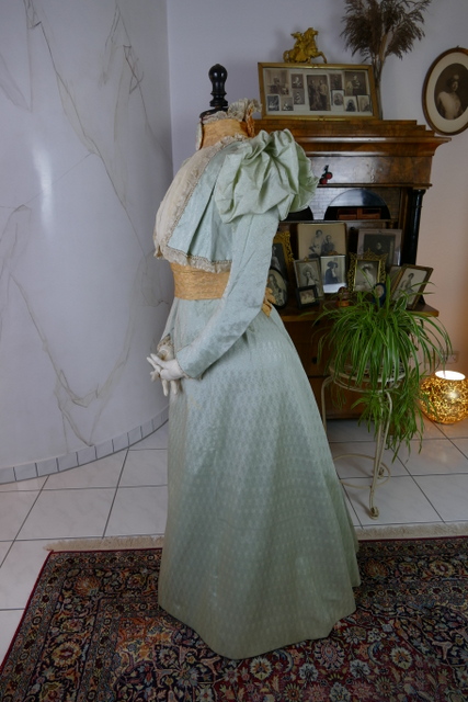 14 antique promenade gown Marie Robel 1898