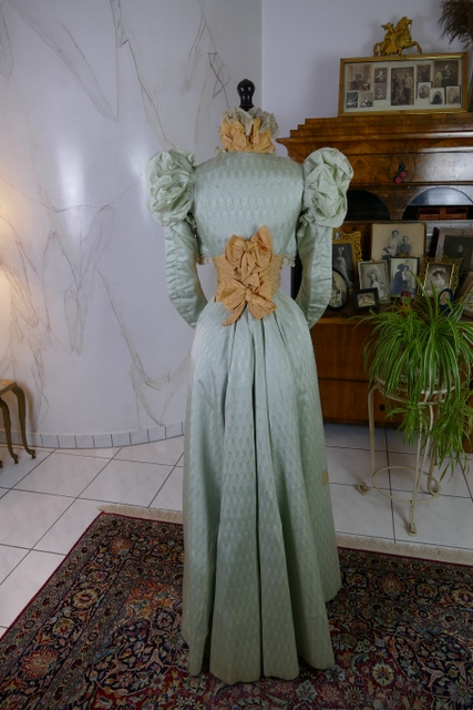 21 antique promenade gown Marie Robel 1898