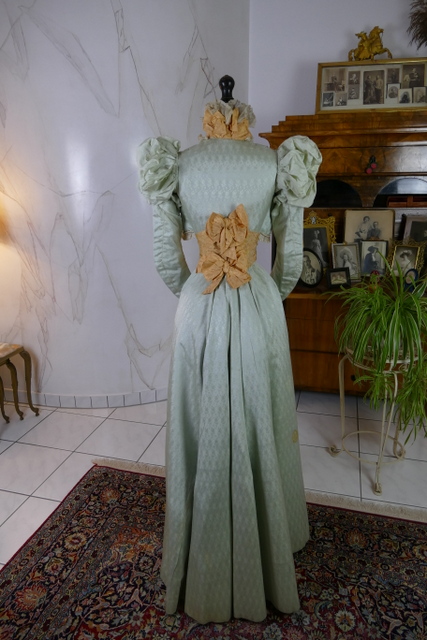 26 antique promenade gown Marie Robel 1898