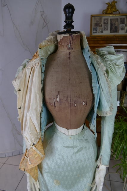 34 antique promenade gown Marie Robel 1898