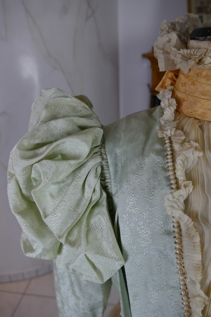 7 antique promenade gown Marie Robel 1898