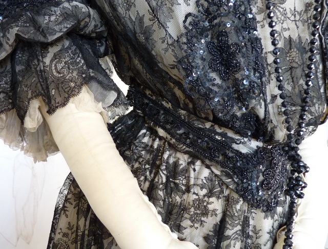 17 antique reception gown 1898