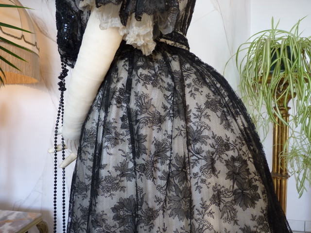 24 antique reception gown 1898
