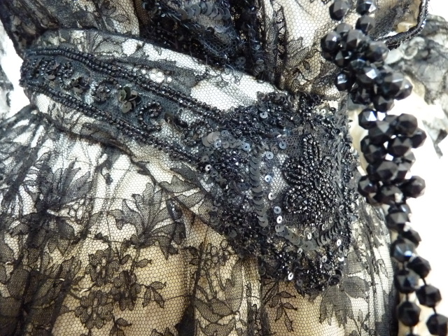 48 antique reception gown 1898