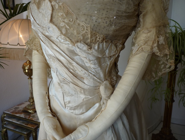 6 antique evening dress WORTH 1898