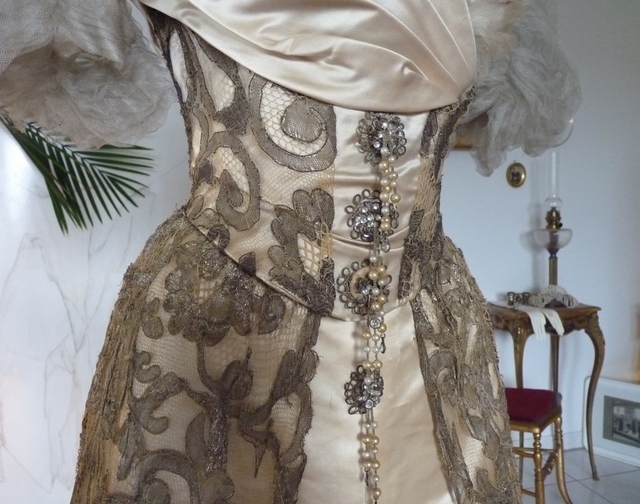 17 WORTH evening dress 1898