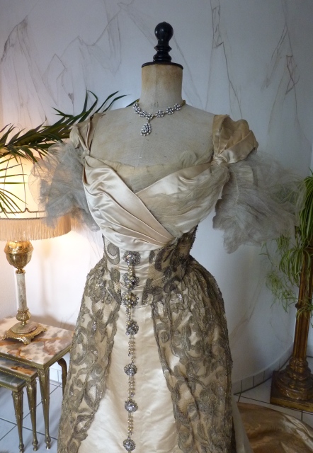 4 WORTH evening dress 1898