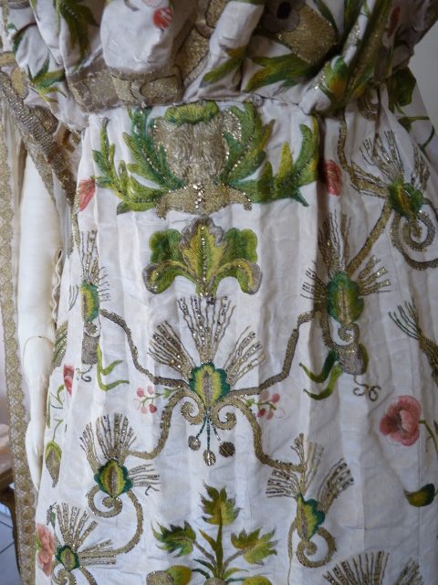 12 antique fancy dress WORTH 1898