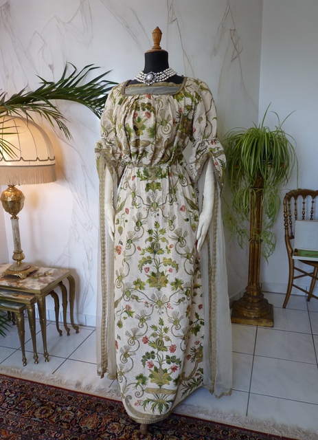 3 antique fancy dress WORTH 1898