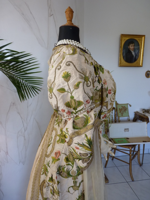 47 antique fancy dress WORTH 1898