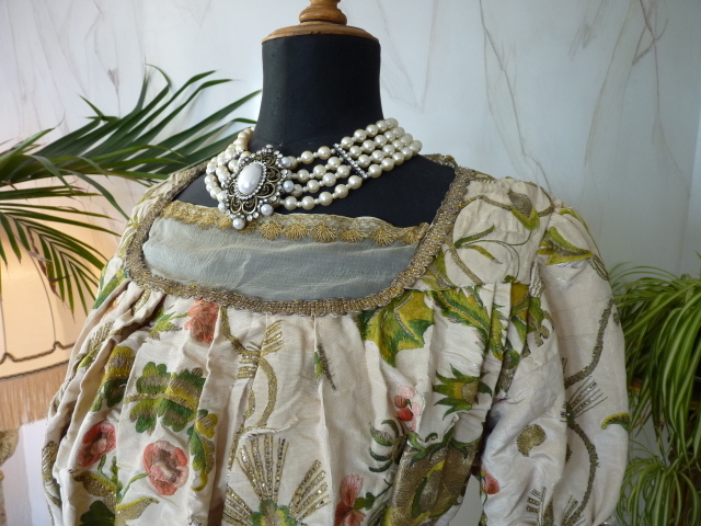 5 antique fancy dress WORTH 1898