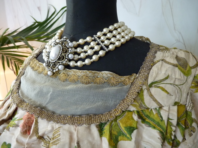 6 antique fancy dress WORTH 1898