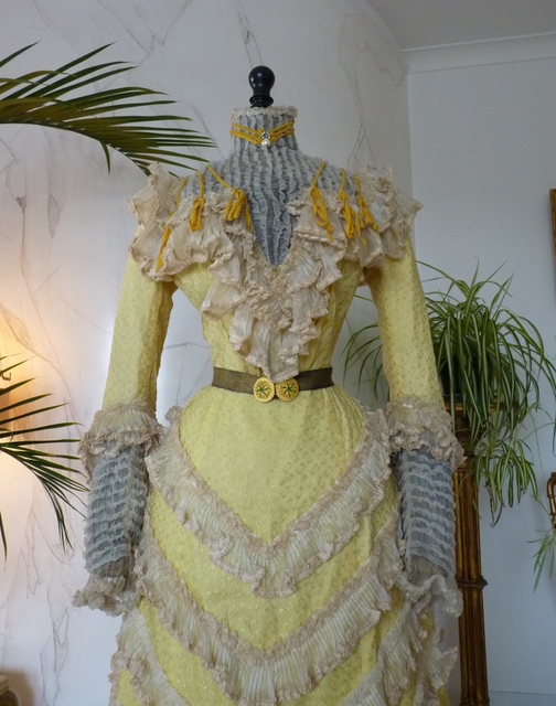 3 antique reception gown