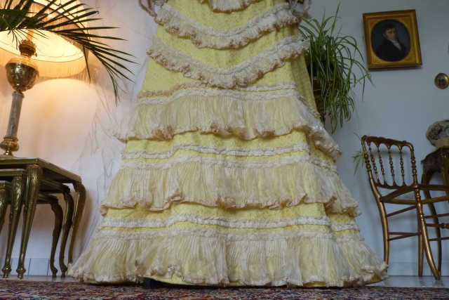 8 antique reception gown