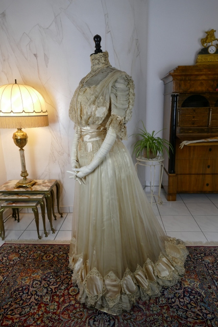 13 antique ball gown 1900