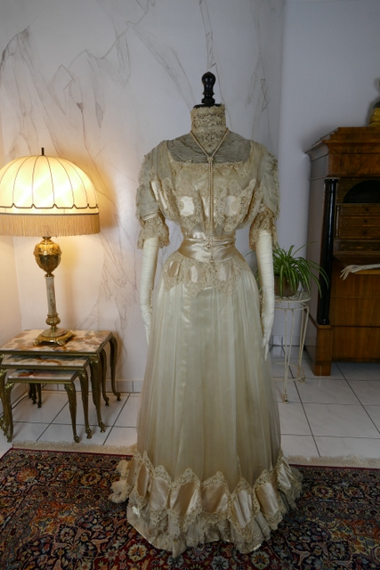 2 antique ball gown 1900