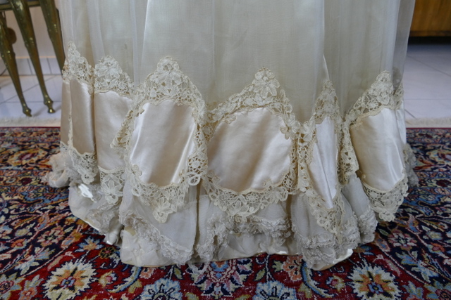5 antique ball gown 1900