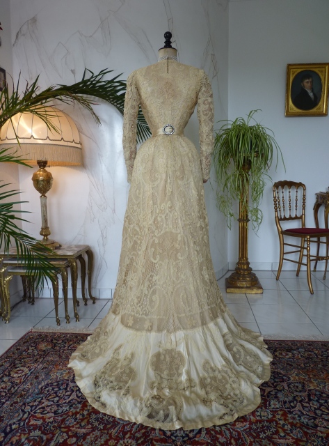 41 antique reception gown 1901