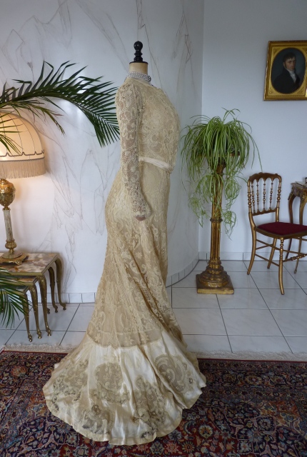 42 antique reception gown 1901