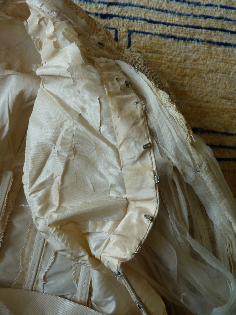 56 antique reception gown 1901