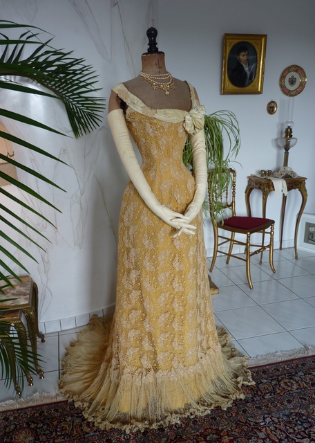 12 antikes Abendkleid 1910