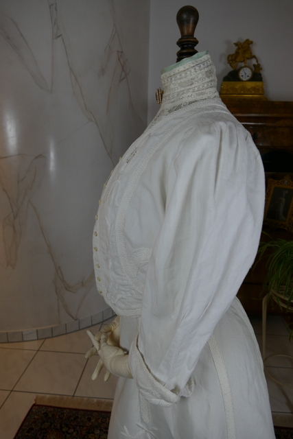 13 antique bolero walking dress 1904