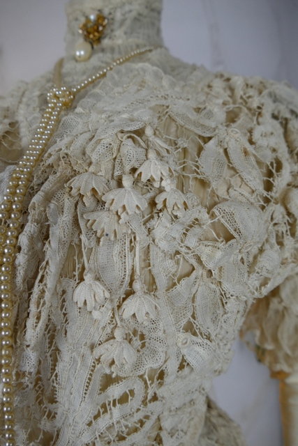 10 antique ALTMANN Battenburg lace dress 1904