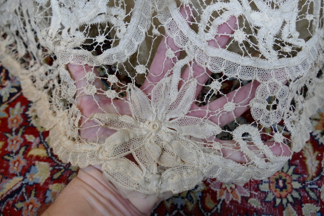 14 antique ALTMANN Battenburg lace dress 1904
