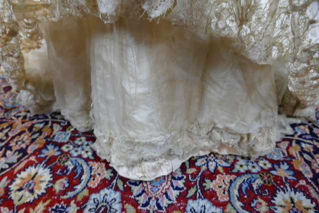 15 antique ALTMANN Battenburg lace dress 1904