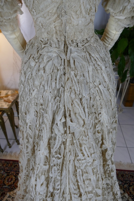 1 antique ALTMANN Battenburg lace dress 19034