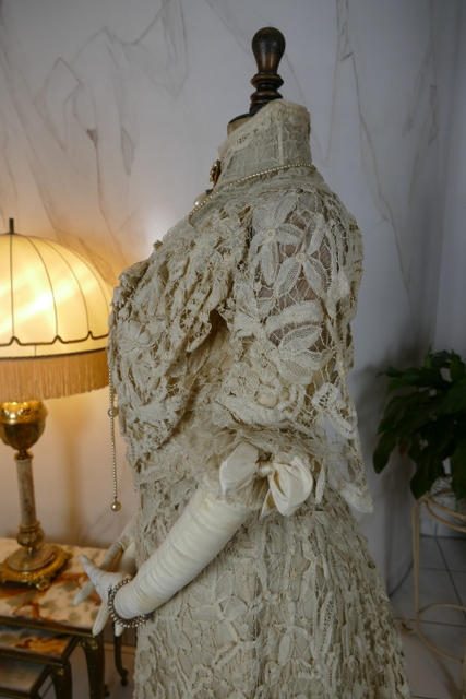20 antique ALTMANN Battenburg lace dress 1904