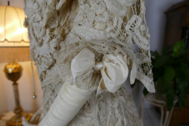 21 antique ALTMANN Battenburg lace dress 1904