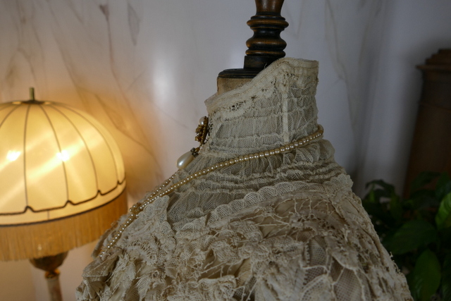 22 antique ALTMANN Battenburg lace dress 1904