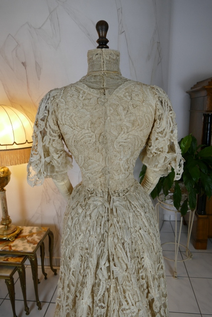 29 antique ALTMANN Battenburg lace dress 1904